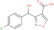 3-[(4-Chlorophenyl)(hydroxy)methyl]isoxazole-4-carboxylic acid