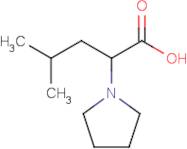 4-Methyl-2-(1-pyrrolidinyl)pentanoic acid