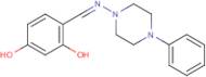 4-[[(4-Phenyl-1-piperazinyl)imino]methyl]-1,3-benzenediol