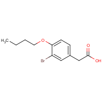 3-Bromo-4-butoxyphenylacetic acid