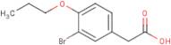 3-Bromo-4-propoxyphenylacetic acid