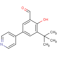 3-(tert-Butyl)-2-hydroxy-5-(4-pyridyl)benzaldehyde