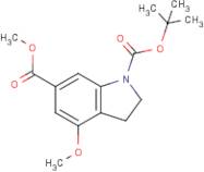 Methyl 1-(tert-butoxycarbonyl)-4-methoxyindoline-6-carboxylate