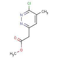 Methyl (6-chloro-5-methyl-pyridazin-3-yl)acetate