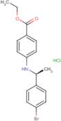 Ethyl 4-[[(1S)-1-(4-bromophenyl)ethyl]amino]benzoate hydrochloride