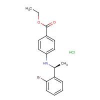 Ethyl 4-[[(1S)-1-(2-bromophenyl)ethyl]amino]benzoate hydrochloride