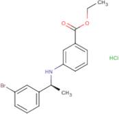 Ethyl 3-[[(1S)-1-(3-bromophenyl)ethyl]amino]benzoate hydrochloride