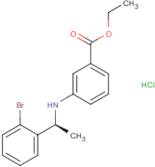 Ethyl 3-[[(1S)-1-(2-bromophenyl)ethyl]amino]benzoate hydrochloride