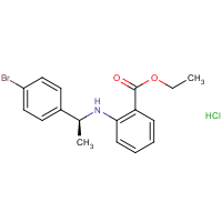 Ethyl 2-[[(1S)-1-(4-bromophenyl)ethyl]amino]benzoate hydrochloride