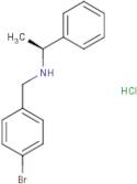 (1S)-N-[(4-Bromophenyl)methyl]-1-phenyl-ethanamine hydrochloride