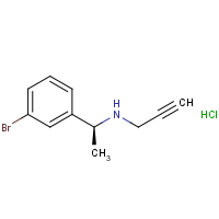 N-[(1S)-1-(3-Bromophenyl)ethyl]prop-2-yn-1-amine hydrochloride