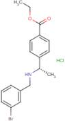 Ethyl 4-[(1S)-1-[(3-bromophenyl)methylamino]ethyl]benzoate hydrochloride