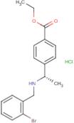 Ethyl 4-[(1S)-1-[(2-bromophenyl)methylamino]ethyl]benzoate hydrochloride