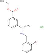 Ethyl 3-[(1S)-1-[(2-bromophenyl)methylamino]ethyl]benzoate hydrochloride