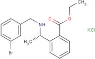 Ethyl 2-[(1S)-1-[(3-bromophenyl)methylamino]ethyl]benzoate hydrochloride