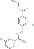 Ethyl 4-[[[(1S)-1-(3-bromophenyl)ethyl]amino]methyl]benzoate hydrochloride