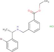 Ethyl 3-[[[(1S)-1-(2-bromophenyl)ethyl]amino]methyl]benzoate hydrochloride