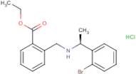 Ethyl 2-[[[(1S)-1-(2-bromophenyl)ethyl]amino]methyl]benzoate hydrochloride