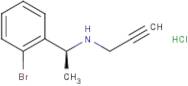 N-[(1S)-1-(2-Bromophenyl)ethyl]prop-2-yn-1-amine hydrochloride