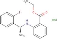 Ethyl 2-[[(1S)-1-(2-bromophenyl)ethyl]amino]benzoate hydrochloride