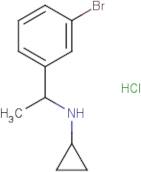 N-[1-(3-Bromophenyl)ethyl]cyclopropanamine hydrochloride