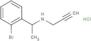 N-[1-(2-Bromophenyl)ethyl]prop-2-yn-1-amine hydrochloride