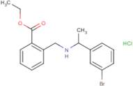 Ethyl 2-[[1-(3-bromophenyl)ethylamino]methyl]benzoate hydrochloride