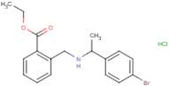 Ethyl 2-[[1-(4-bromophenyl)ethylamino]methyl]benzoate hydrochloride