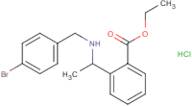 Ethyl 2-[1-[(4-bromophenyl)methylamino]ethyl]benzoate hydrochloride