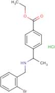 Ethyl 4-[1-[(2-bromophenyl)methylamino]ethyl]benzoate hydrochloride