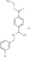 Ethyl 4-[1-[(3-bromophenyl)methylamino]ethyl]benzoate hydrochloride