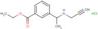 Ethyl 3-[1-(prop-2-ynylamino)ethyl]benzoate hydrochloride