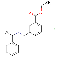 Ethyl 3-[(1-phenylethylamino)methyl]benzoate hydrochloride