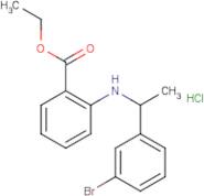 Ethyl 2-[1-(3-bromophenyl)ethylamino]benzoate hydrochloride