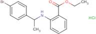 Ethyl 2-[1-(4-bromophenyl)ethylamino]benzoate hydrochloride