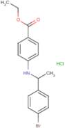 Ethyl 4-[1-(4-bromophenyl)ethylamino]benzoate hydrochloride