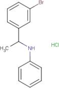 N-[1-(3-Bromophenyl)ethyl]aniline hydrochloride