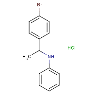 N-[1-(4-Bromophenyl)ethyl]aniline hydrochloride