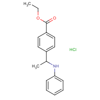 Ethyl 4-(1-anilinoethyl)benzoate hydrochloride