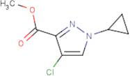 Methyl 4-chloro-1-cyclopropyl-1H-pyrazole-3-carboxylate