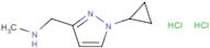 [(1-Cyclopropyl-1H-pyrazol-3-yl)methyl](methyl)amine dihydrochloride