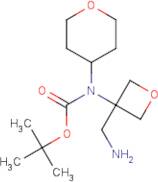 tert-Butyl N-[3-(aminomethyl)oxetan-3-yl]-N-tetrahydropyran-4-ylcarbamate