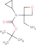tert-Butyl N-[3-(aminomethyl)oxetan-3-yl]-N-cyclopropylcarbamate