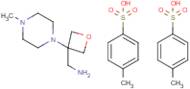 [3-(4-Methylpiperazin-1-yl)oxetan-3-yl]methanamine ditosylate