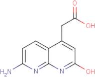 (7-Amino-2-hydroxy[1,8]naphthyridin-4-yl)acetic acid