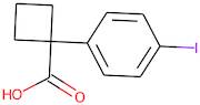 1-(4-Iodophenyl)cyclobutanecarboxylic acid