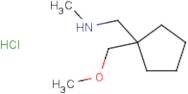 1-(1-(Methoxymethyl)cyclopentyl)-N-methylmethanamine hydrochloride