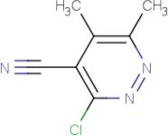 3-Chloro-5,6-dimethylpyridazine-4-carbonitrile