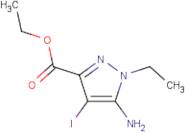 Ethyl 5-amino-1-ethyl-4-iodo-pyrazole-3-carboxylate