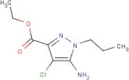 Ethyl 5-amino-4-chloro-1-propyl-pyrazole-3-carboxylate